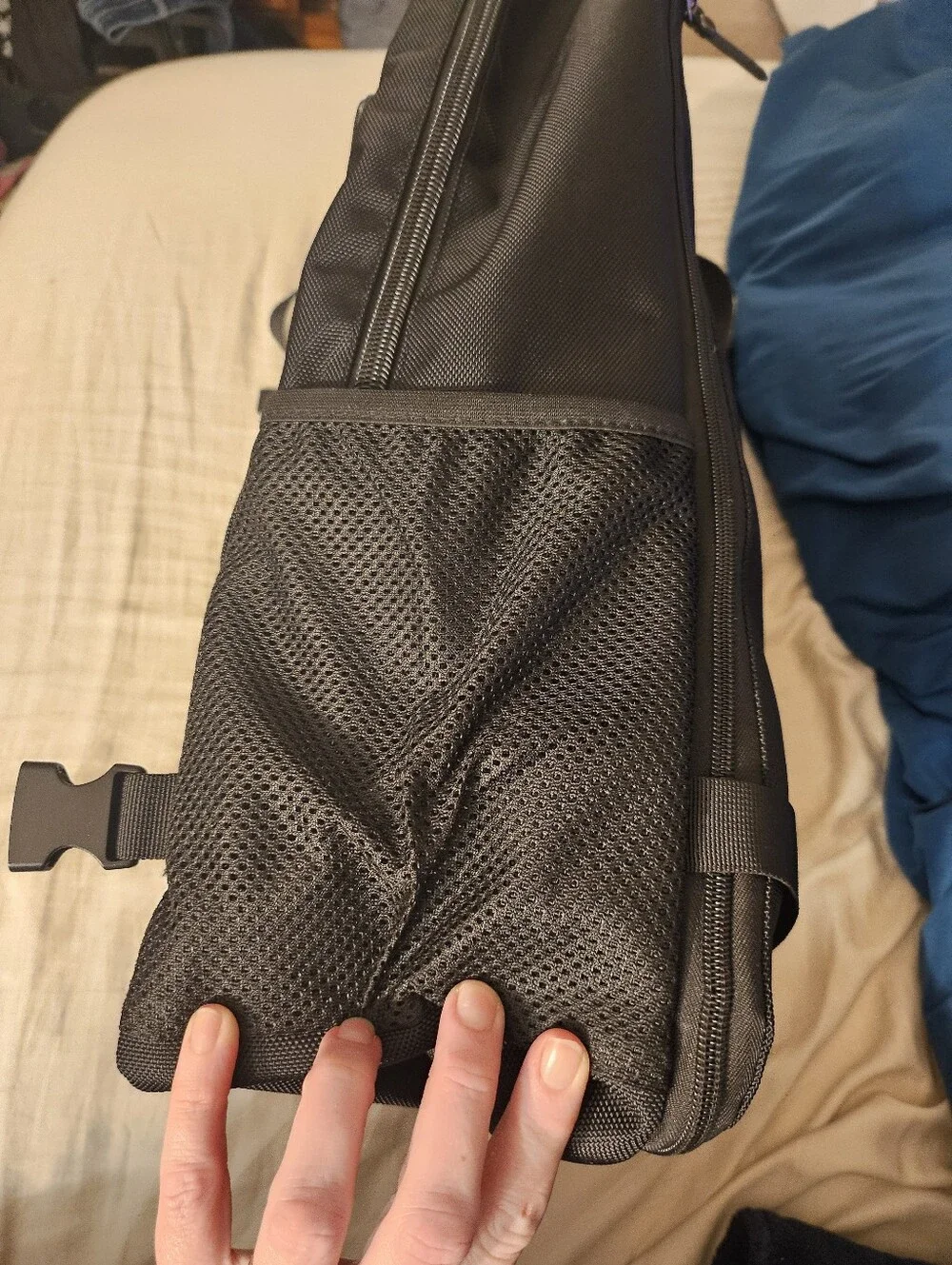 KAKA Travel Backpack, Carry On Flip to Duffel Bag EUC Black